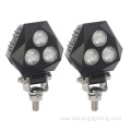 2.6Inch 9W New mini triangle diamond design Osram chip LED fog light offroad truck ATV UTV SUV work light